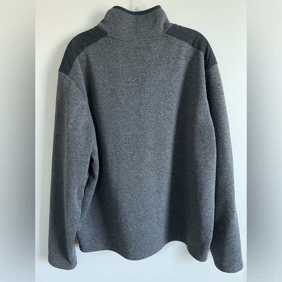 Men’s Goodfellow Quarter Button Up Fleece Sweater - Picture 3 of 5